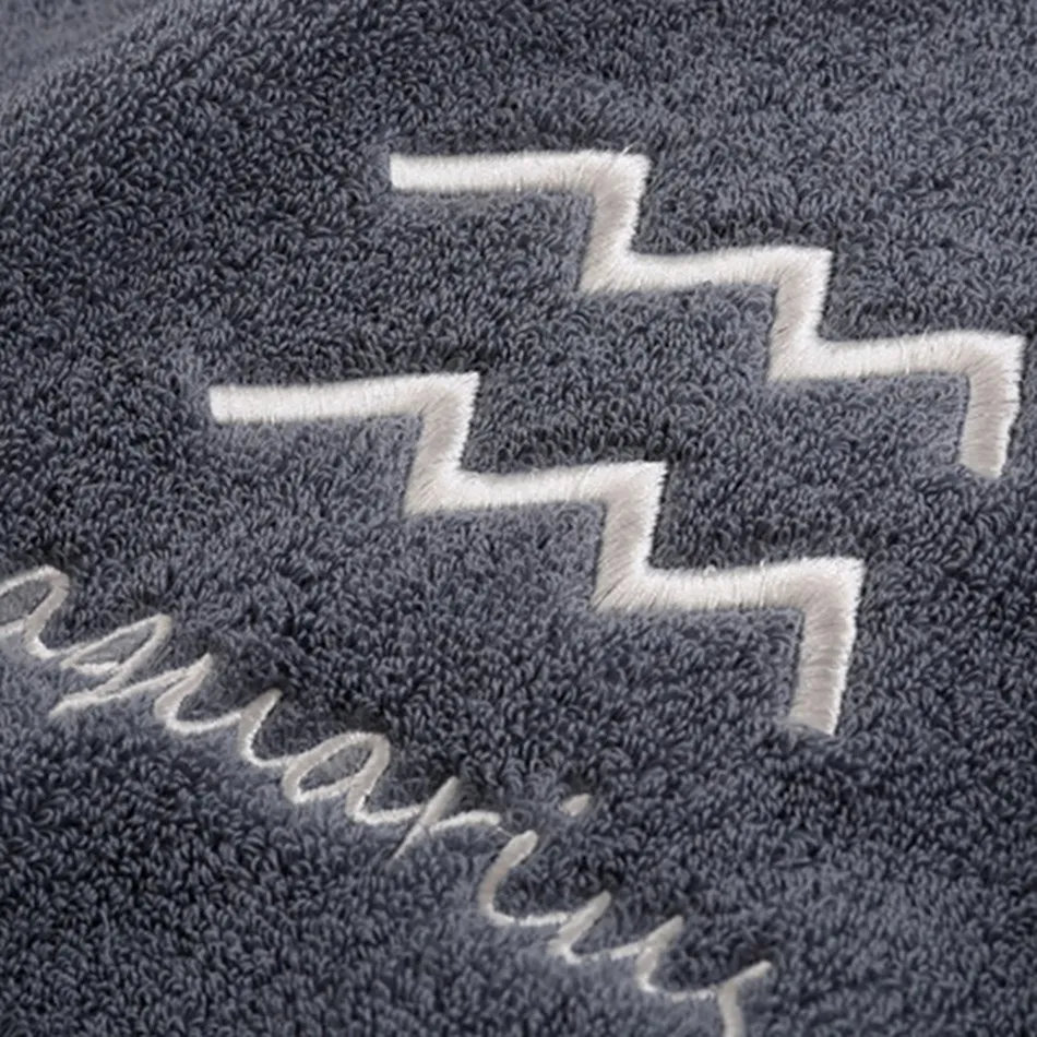 Банное полотенце с созвездиями хлопковое мягкое абсорбирующее для пар