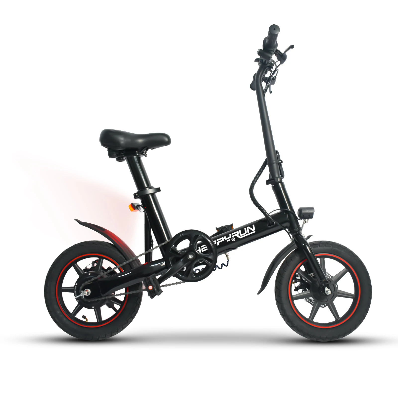 

Mini Size Electric Bike Inflatable Road Tyre 14inch Fat Tire Electric Bicycle Removable 36V Battery Electric Bike for Adults