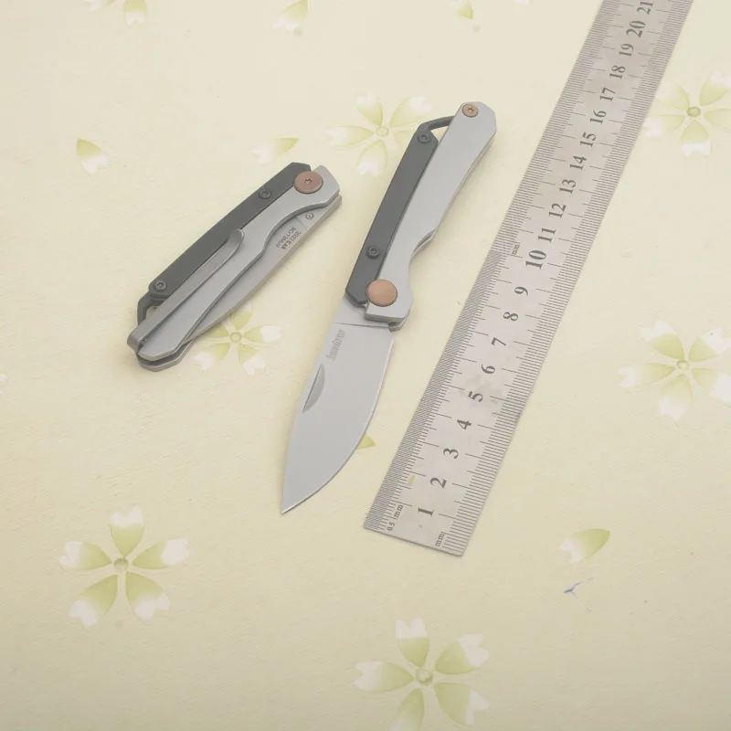 

Hot Kershaw 2032 Outdoor Folding Camping Pocket Knife 8cr13MOV Blade Aviation Aluminum Handle Survival Tactical Knives EDC Tools