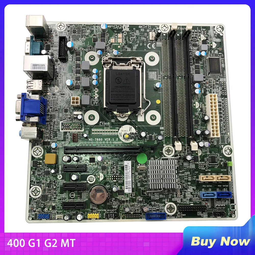 For HP 400 G1 G2 MT Desktop Motherboard MS-7860 780323-001 501 601 718775-002 H81 Perfect Tested Before Shipment