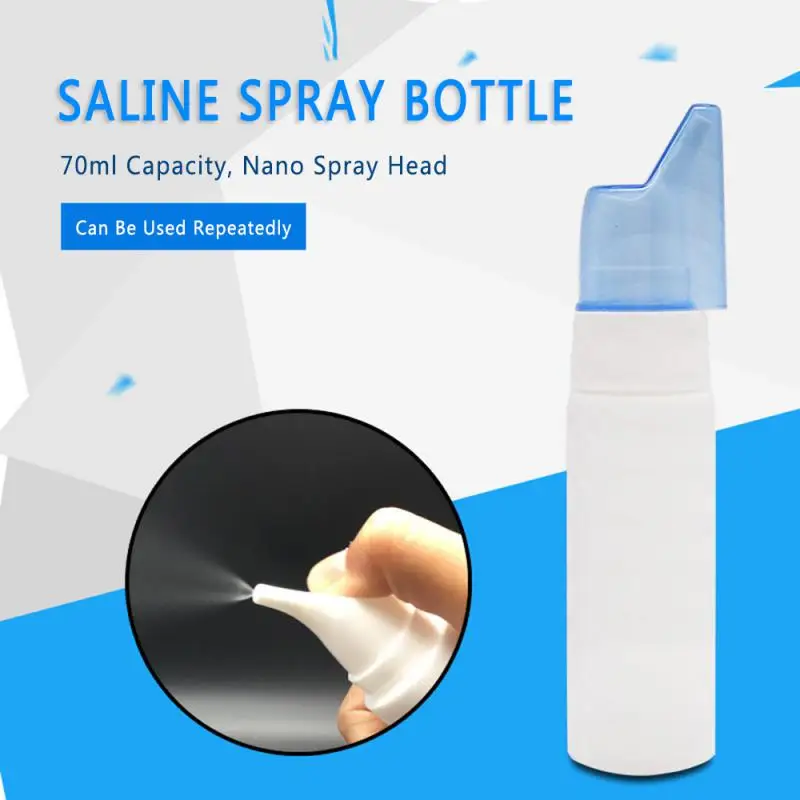 

Plastic Nose Cleaner Rhinitis Treatment Liquid Storage Bottles Nose Wash Sinus Rince Nasal Spray Children Health Care Refillable