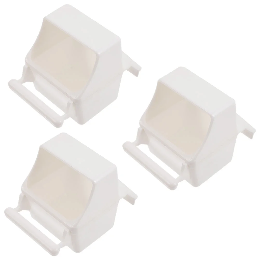 

Hanging Bowl Parakeet Cage Food Catcher Cockatiel Accessories Plastic Bird Feeder