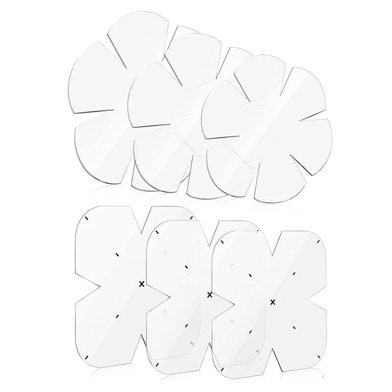 

Лидер продаж, 6 шт., уютный шаблон для шитья, 8 дюймов, 10 дюймов, 12 дюймов, акриловая чаша, шаблон для шитья (изогнутые края)