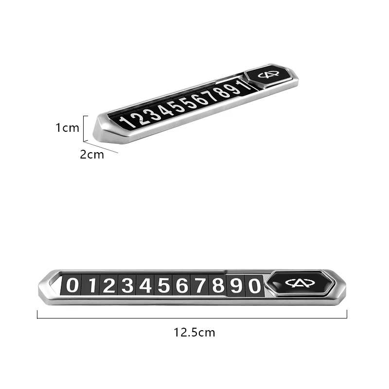 Автомобильная Временная парковочная карточка скользящая Скрытая табличка с