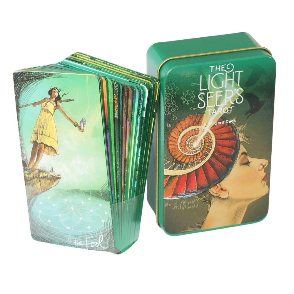 

Light Seer'S Tarot Card Deck Oracle 78 English Cards Full Color And Guidebook Is A Healing Tool And Guide Family Deck Board Game