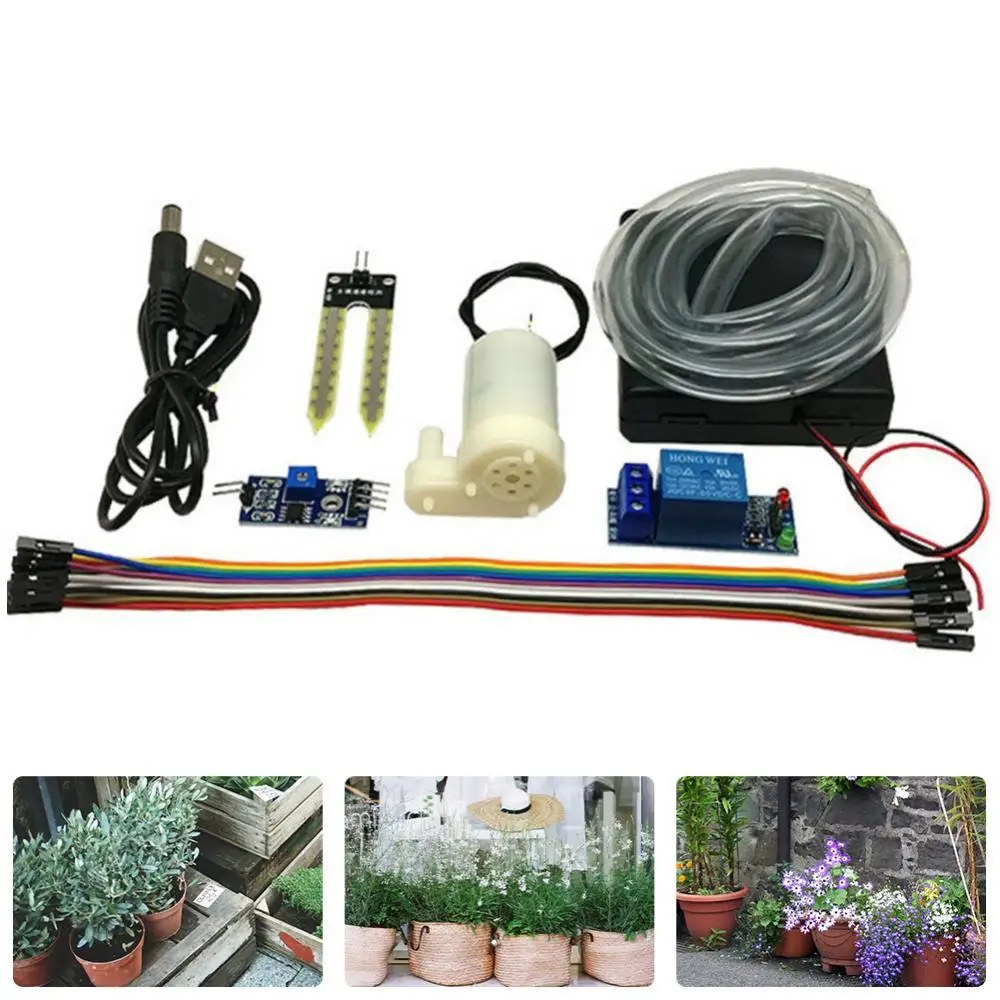

Sensor Automatic DIY Watering Irrigation System Soil Moisture Pump Module Kit