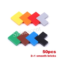 50pcs classic size building blocks smooth thin basic bricks 21 dots toys compatible with all major brands for children 6 ages