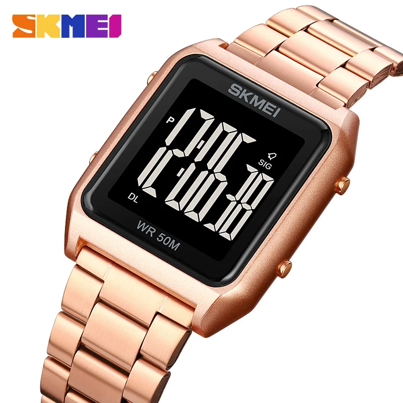 

SKMEI Electronic Sport Watches Men Chronograph Alarm Clock Male 5Bar Waterproof Calendar Digital Wristwatch reloj hombre