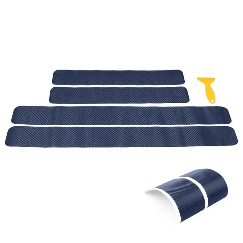 

Полоса для бампера автомобиля, универсальная защита для бампера из углеродного волокна, подходит для большинства автомобилей