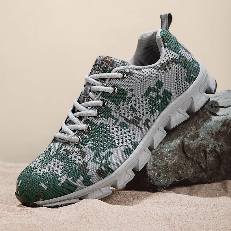 Кроссовки мужские камуфляжные теннисные кеды повседневная спортивная обувь для