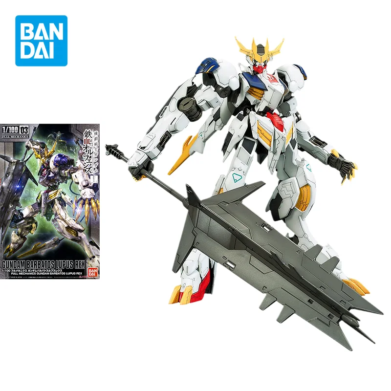 

Bandai Original GUNDAM Anime TV 1/100 GUNDAM BARBATOS LUPUS REX Action FigureToys Collectible Model. Ornaments Gifts for Childre