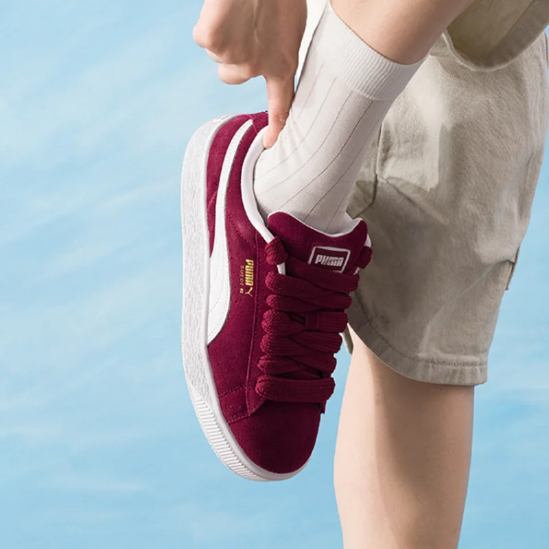 Фото Кроссовки PUMA унисекс 2026 Summer Suede XL Retro Bread, повседневная обувь 395205-12 №3