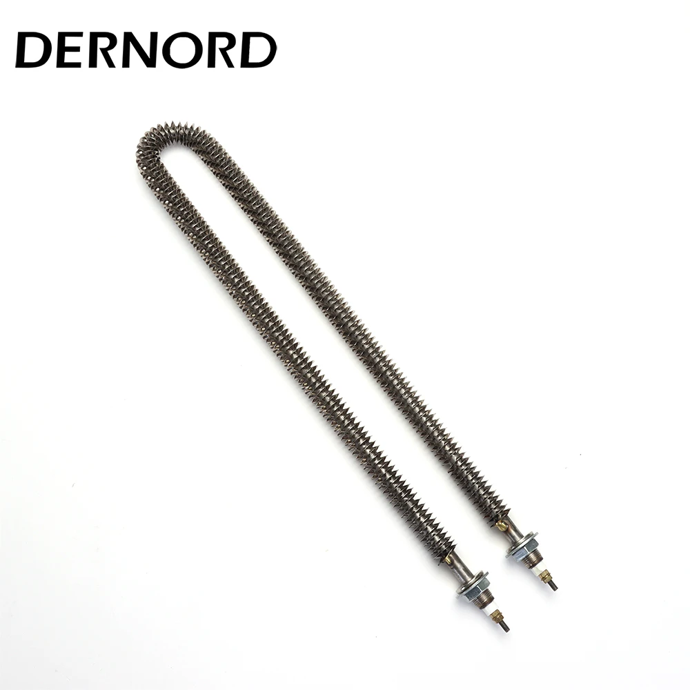 Нагревательный элемент DERNORD M18, резьба U-типа, трубчатый нагреватель SUS304 220 В, электрические резисторы 1 кВт/2 кВт/кВт