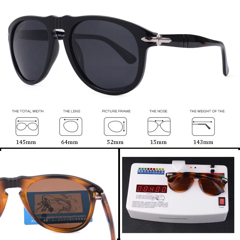 

Fashion Classic Vintage Pilot Steve Style Polarized Sunglasses 007 Men Driving Brand Design Sun Glasses for women UV400 Oculos
