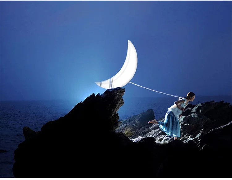 Светящийся лунный стул уличное украшение для двора Ландшафтная напольная