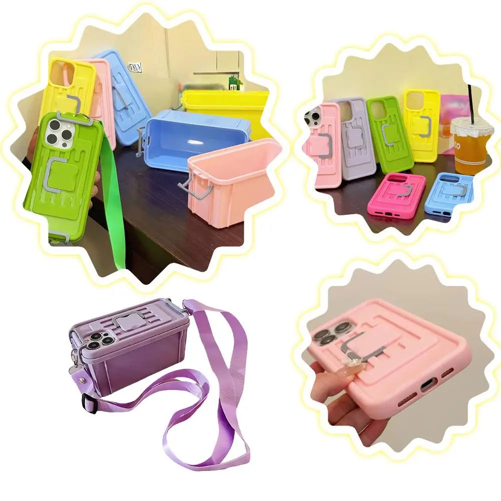 Многофункциональный чехол для хранения телефона 2-в-1 IPhone 12 13 14 15 Por Max Plus сумки F5I4