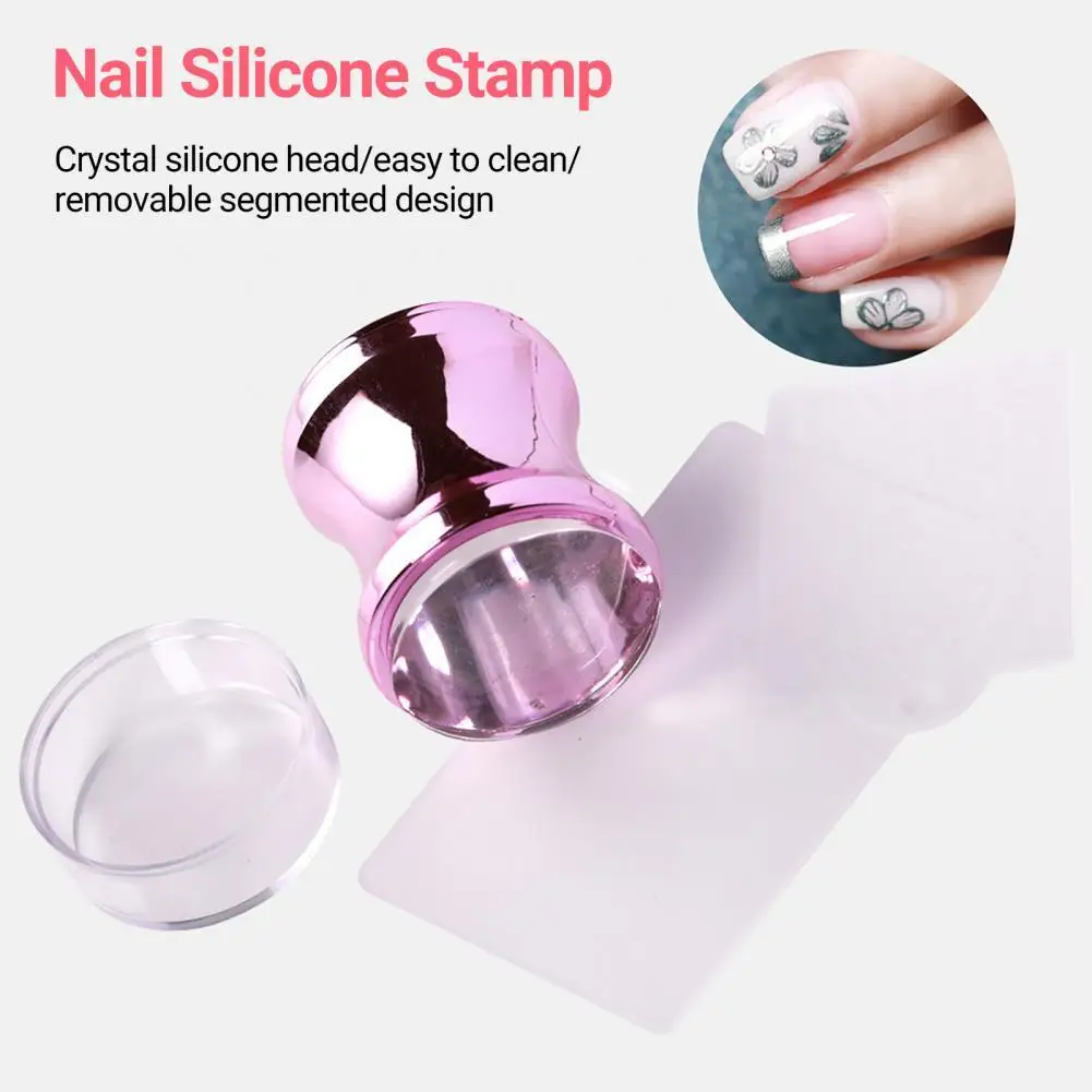 

Женский стемпер для ногтей, многофункциональный прозрачный текстурный легкий стемпер с красивым рисунком для дизайна ногтей, инструменты ...