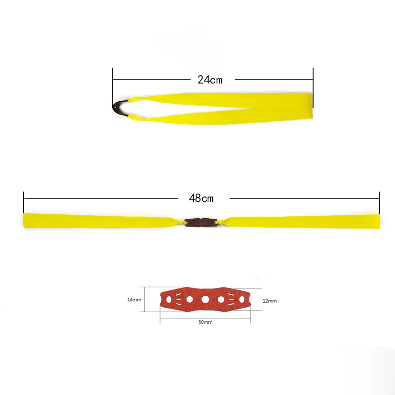 1PCS Powerful Resilient Rubber Flat Elastic Band For Slingshot Catapult Latex Tape Outdoor Shooting Accessories 0.5mm - купить по