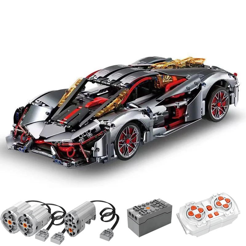 

В наличии 1:10 MOC технический пульт дистанционного управления, спортивный автомобиль, строительные блоки, креативный город, гоночные блоки, детские игрушки, подарок