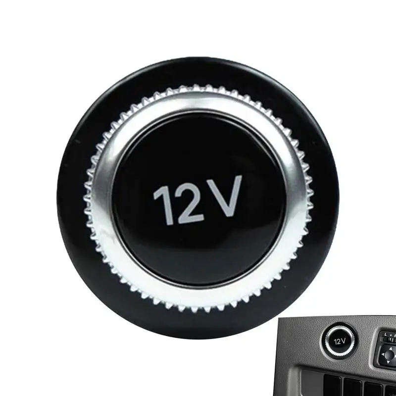 

4H0919311 Car Lighter Cover Decorative Chrome Plated Lighter Plug Cover For A3 A4A7 Q3 RS7 4H Decoration Accessories