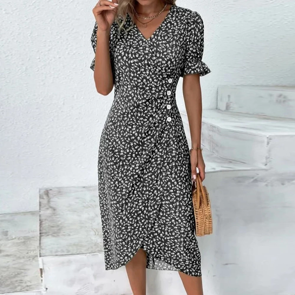 Robe  Long Dress for Women 2023 Summer Beach Dresses Vestido Casual Robe Female Clothing Y2K Floral Skirt Elegant Maxi Dress 