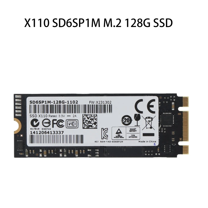 

R58A 2260 SSD ORIGINAL USED 128GB SD6SP1M-128G-1012 M.2 NGFF X110 Series Formated Work Hard Disk Drive Card