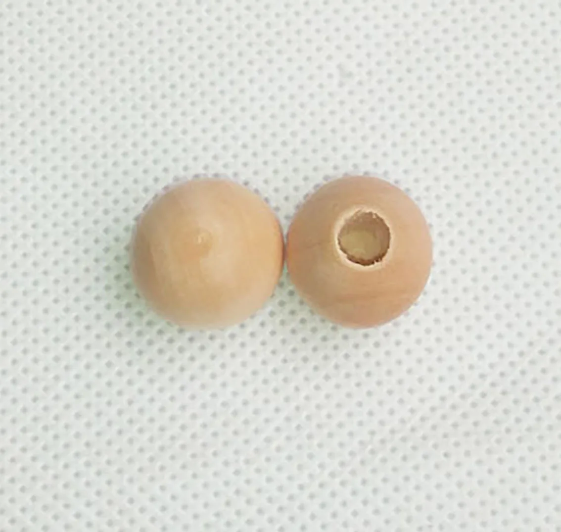 5-10 шт. диаметр 10 мм-30 мм деревянные шарики с половиной отверстия основные цвета