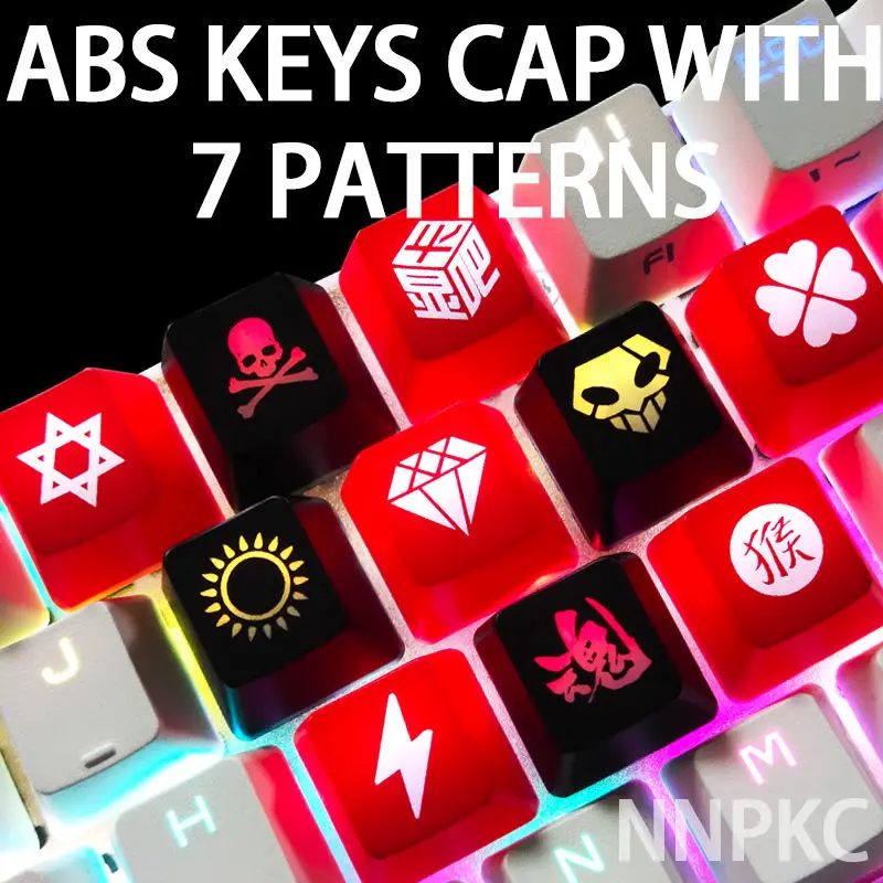 

ABS Mechanical Keyboard Personality Transparent Keycap F Zone ESC R4 Height Filco Duck Cherry keyboard teclados key caps