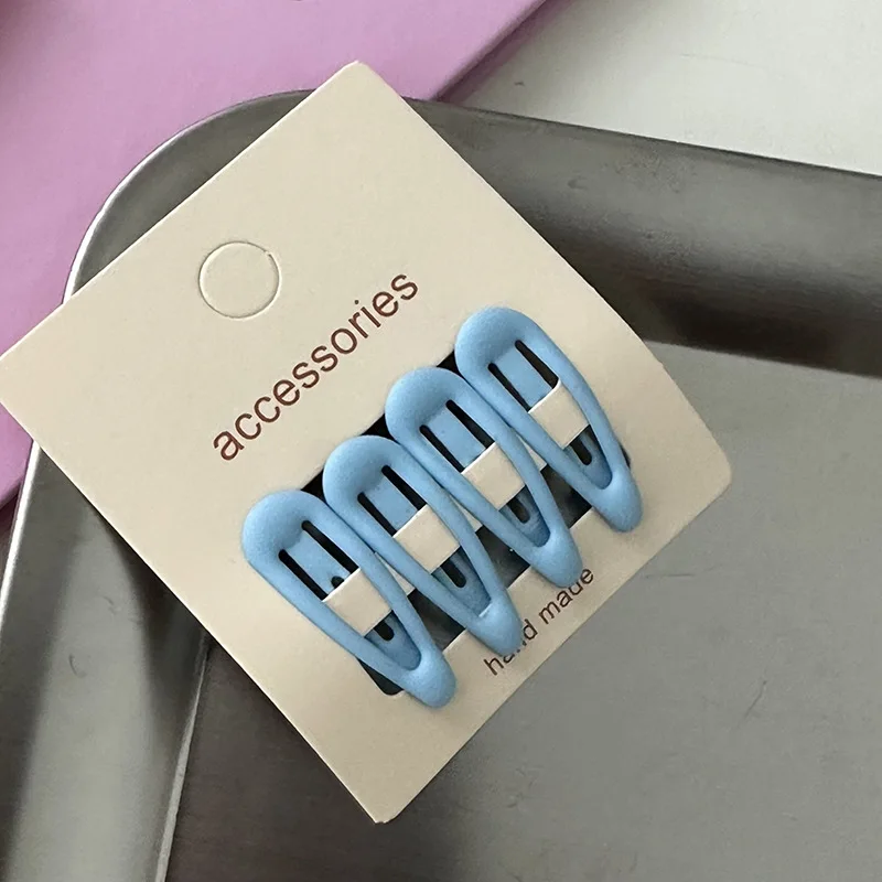 4pc/Set Candy Color Baby BB Clips Girls Hairpins Hair Clip Kids Headwear Cute Children Jewelry Accessorie