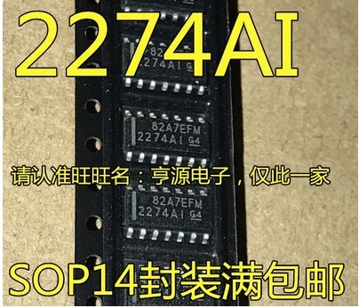 

Free Shipping 30pcs TLC2274AIDR TLC2274AID 2274AI SOP14