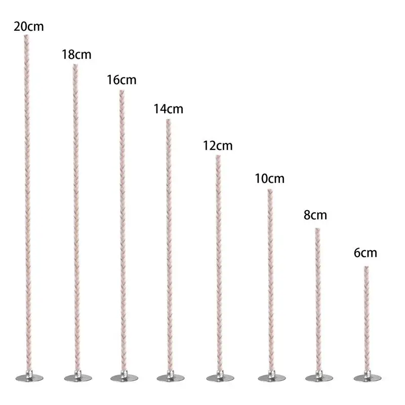 Фитиль свечи бездымный из хлопка 6-20 см 30 шт |