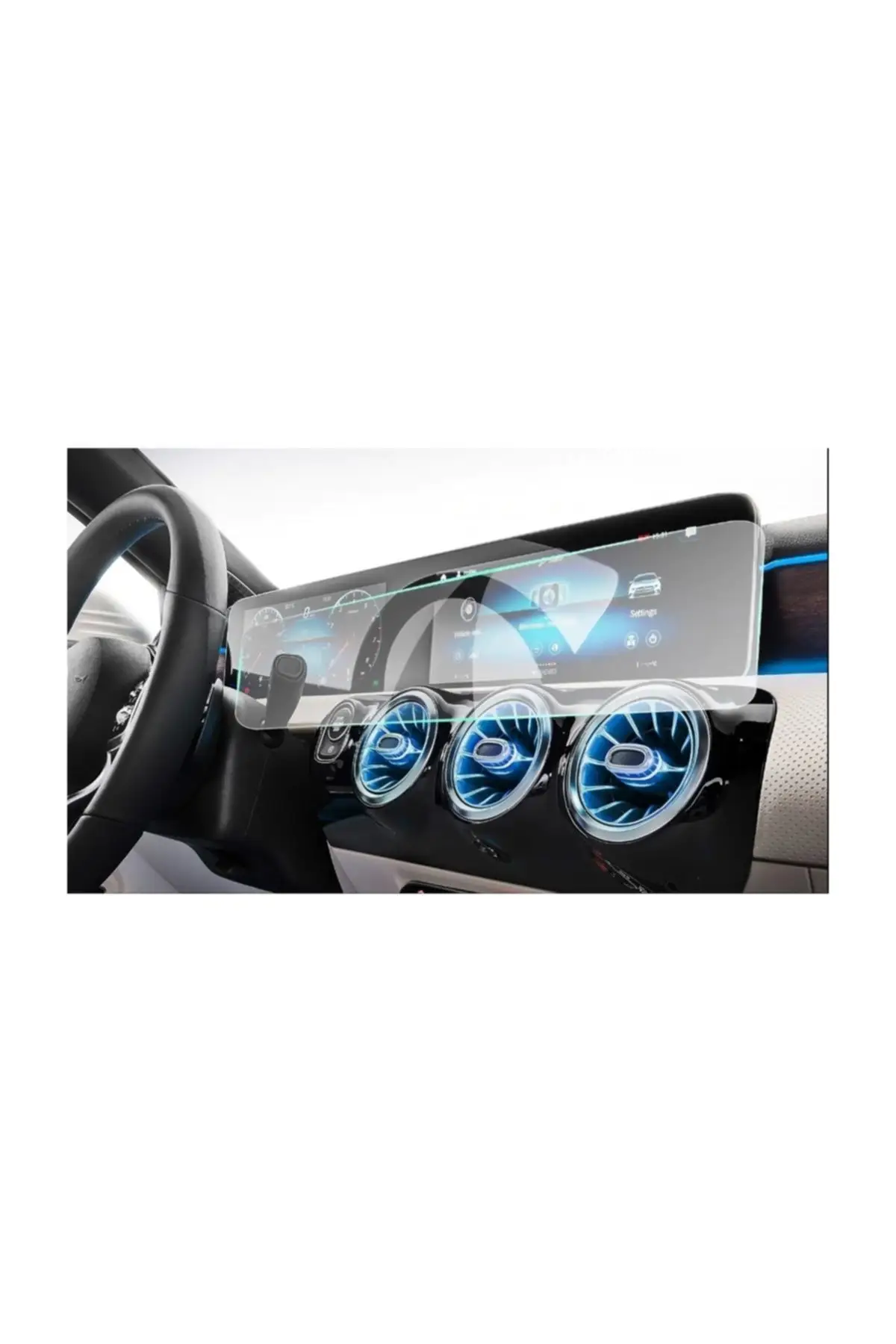 

Mercedes A180 2019 2020 Navigation Screen Protective Film Original Brand Car Internal Screen Display Protector New Model