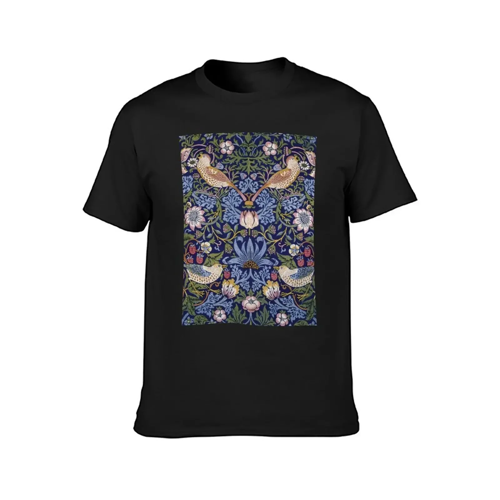 Футболка William Morris Strawberry Thief Design 1883 футболки с аниме футболка на заказ винтажная