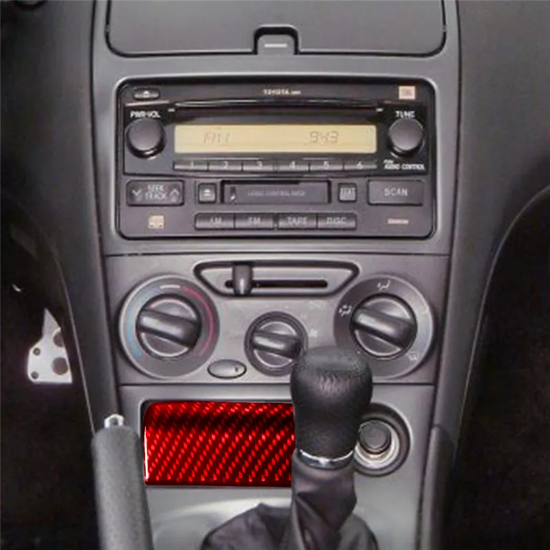 

Защитная Наклейка на панель пепельницы для Toyota Celica 2000-2005, аксессуары для интерьера, материалы из углеродного волокна