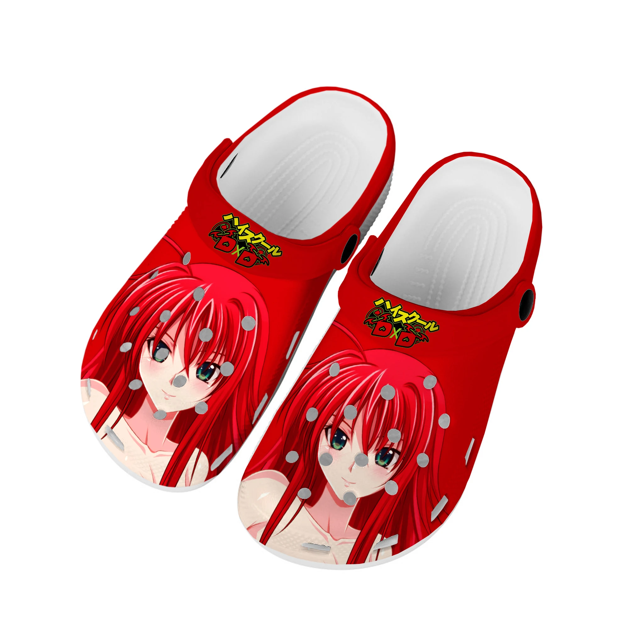 

Аниме школьная манга DxD Rias Gremory домашние Сабо пользовательская обувь для воды Мужская Женская подростковая обувь садовые Туфли-сабо пляжные шлепанцы