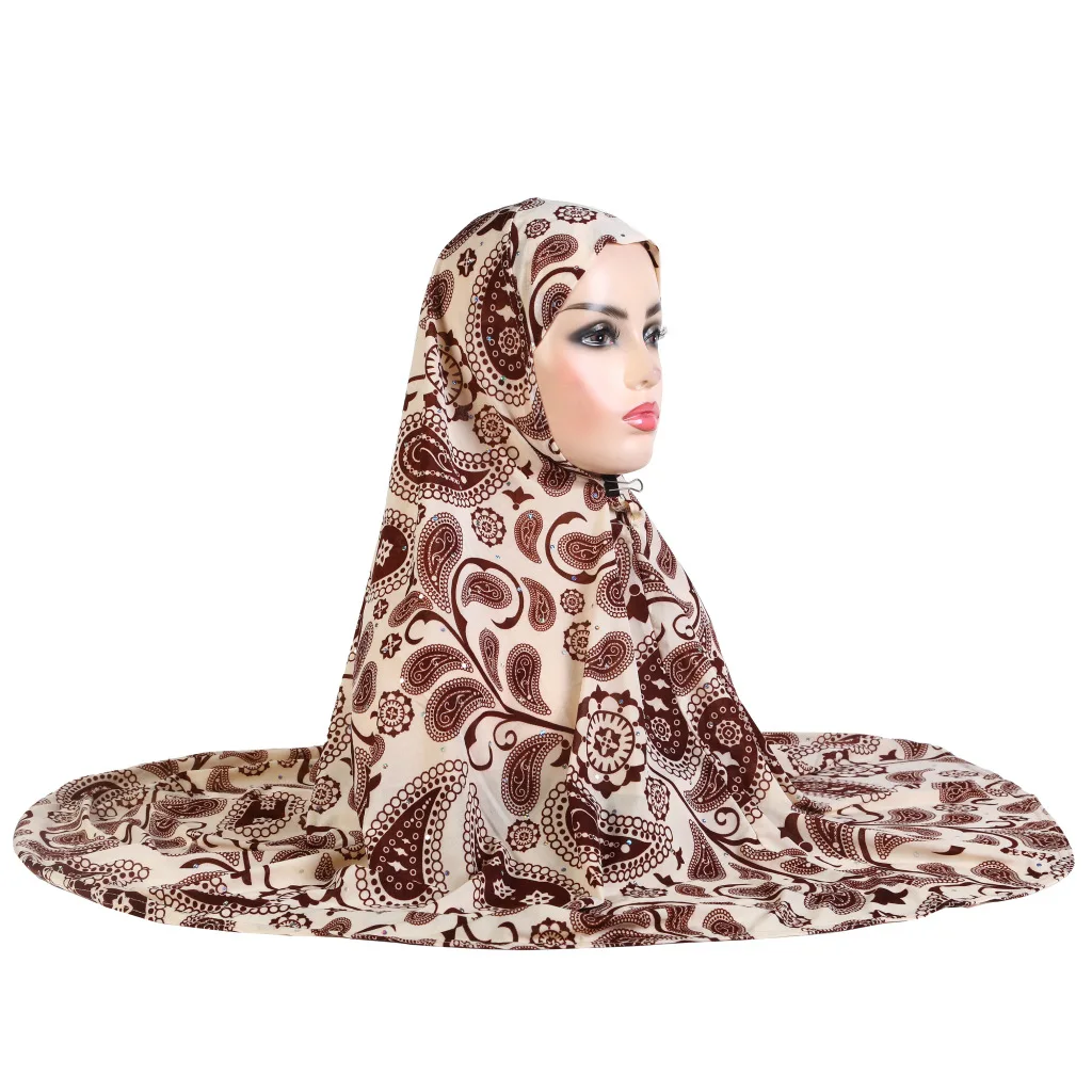 big size L 90*80cm muslim pray hijab amira pull on colors scarf headscarf islamic scarves  muslim fashion  jersey hijab