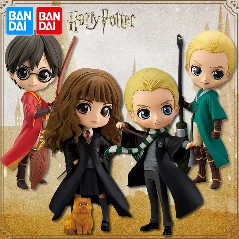 

Bandai BANPRESTO Q Posket Harry Potter Version Figure Original Harry Potter PVC Figurine Hermione Granger Model For Kid Toy Gift