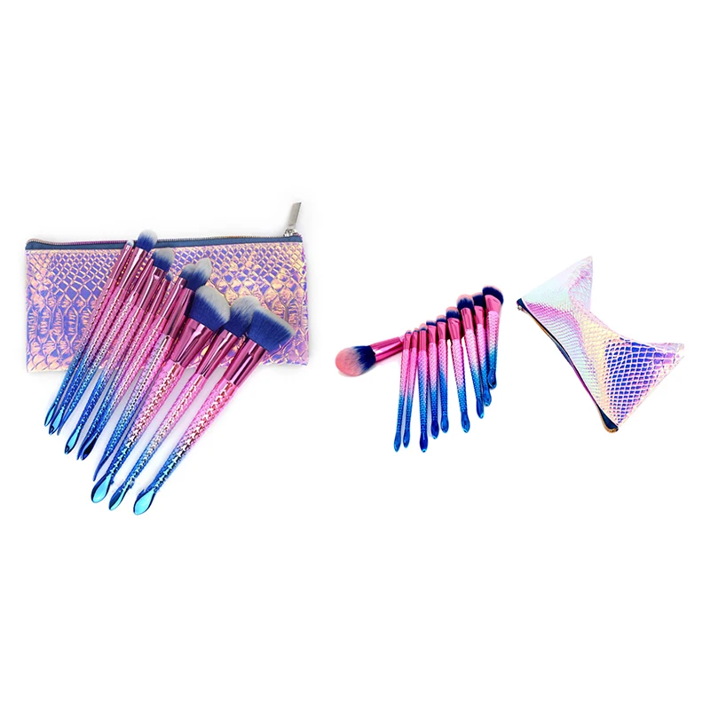 

10 Pieces Of Makeup Brush Eye Shadow Blush Foundation Makeup Brush Professional Face Makeup Tool