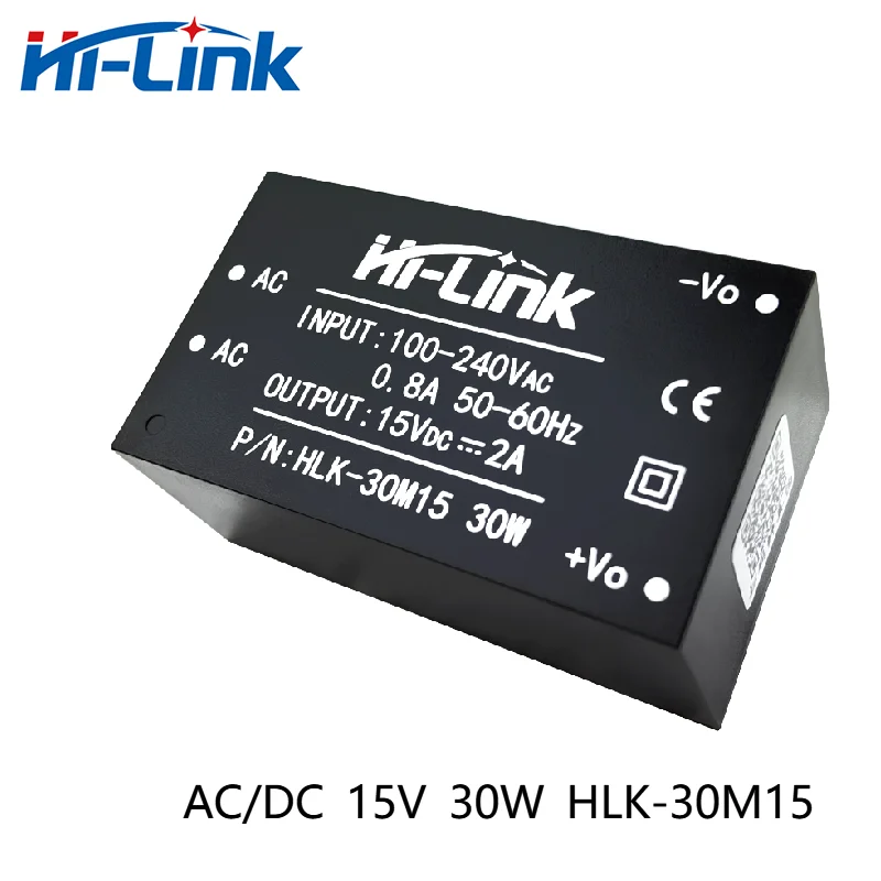 

Free Shipping Hi-Link 15V 30W 2000mA Output AC/DC HLK-30M15 long life design Low Ripple Low Noise