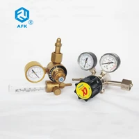 low pressure 316l acetylene pressure regulator for gas cylinder with pressure gauge