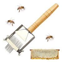 adjustable honey scraper tool honey collection tool honeycomb shovel cutter stainless steel beekeepers supplies for honey
