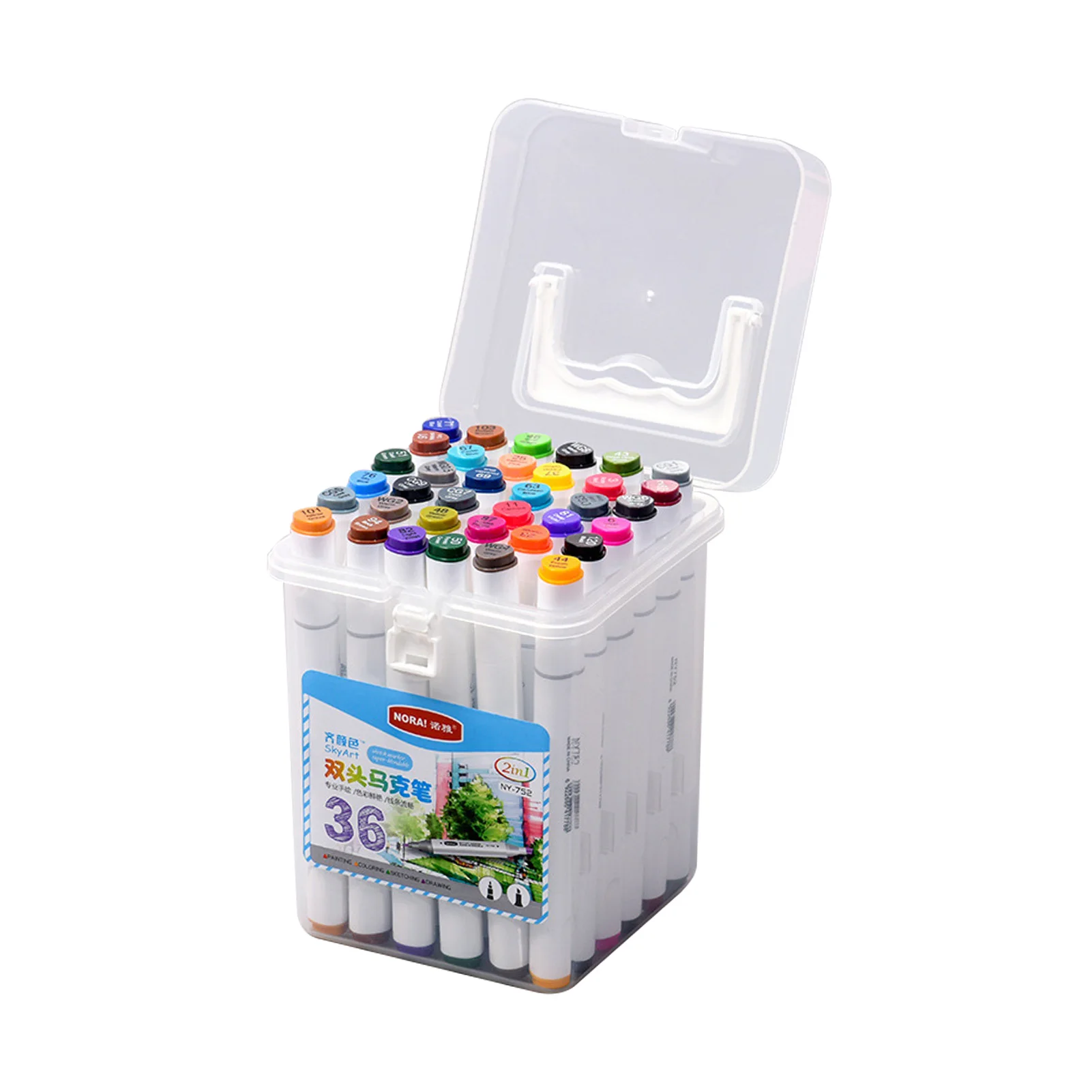 

Illustration Highlighter Animation Alcohol Based Underlining 36 Colours Pens Art Marker Card Making Dual Tip Artist Painting