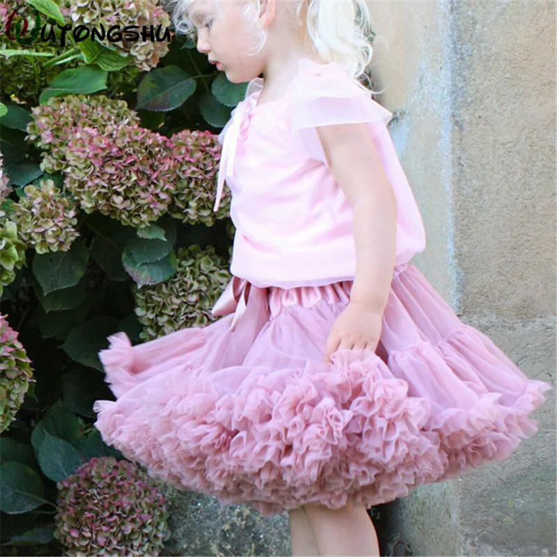

Baby Girls Tutu Skirt Children Ballerina Pettiskirt Kids Miniskirt Baby Girl Skirts Princess Tulle Party Dance Skirts For Girls
