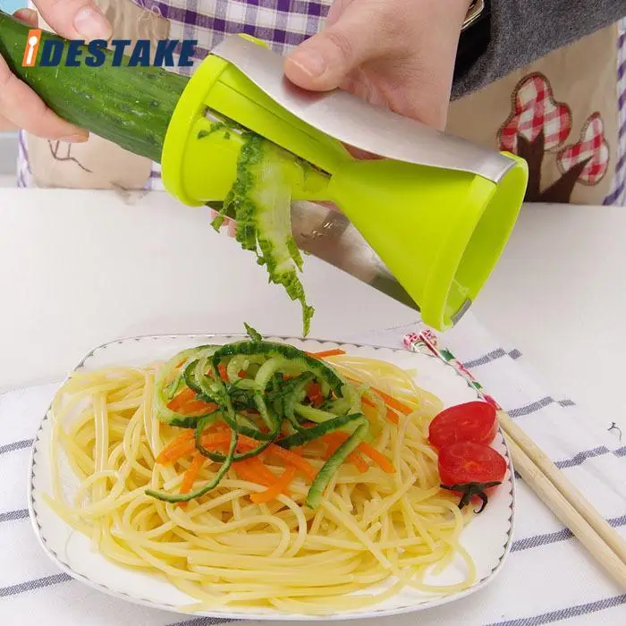 

Vegetable Spiralizer Slicer Twister Handheld Spiral Funnel Cutter Fruit Grater Cooking Tools Salad Kitchen Gadget Shredder