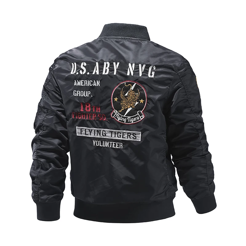 2022 Explosive New Brand Men's Spring Flight Jackets Plus Size Military Coats Clothing Long-sleeved Europeam American Jacket Men