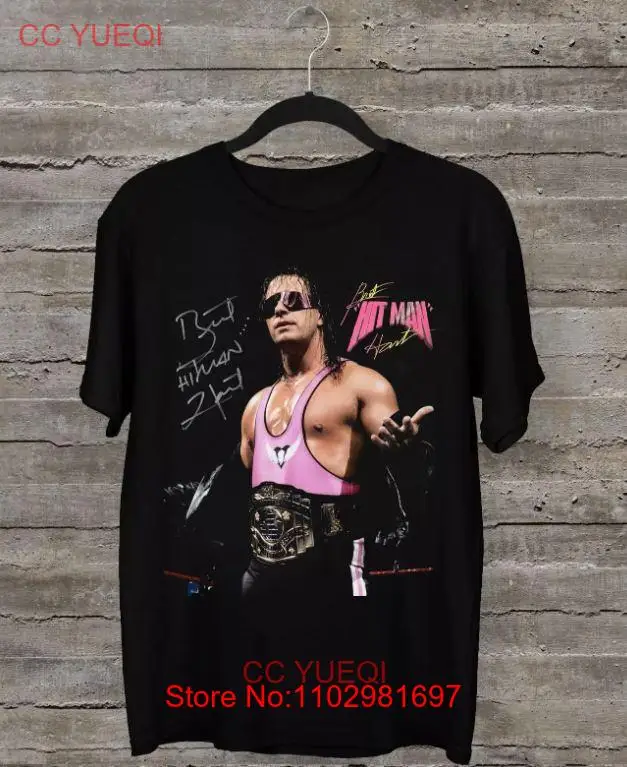 Новинка популярный Брет сердце подарок для фаната хлопковая черная футболка