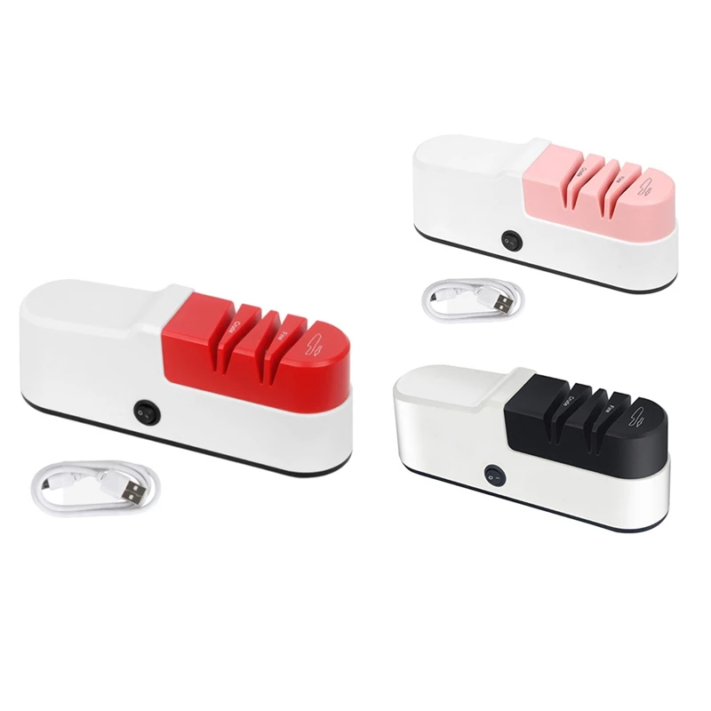 

Electric Knife Sharpener USB Charging Automatic Grinder Knife Household Wireless Electric Fast Sharpener