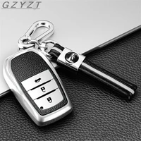car key case for toyota key cover for chr rav4 auris avensis prius aygo corolla camry land cruiser 200 prado crown car key fob