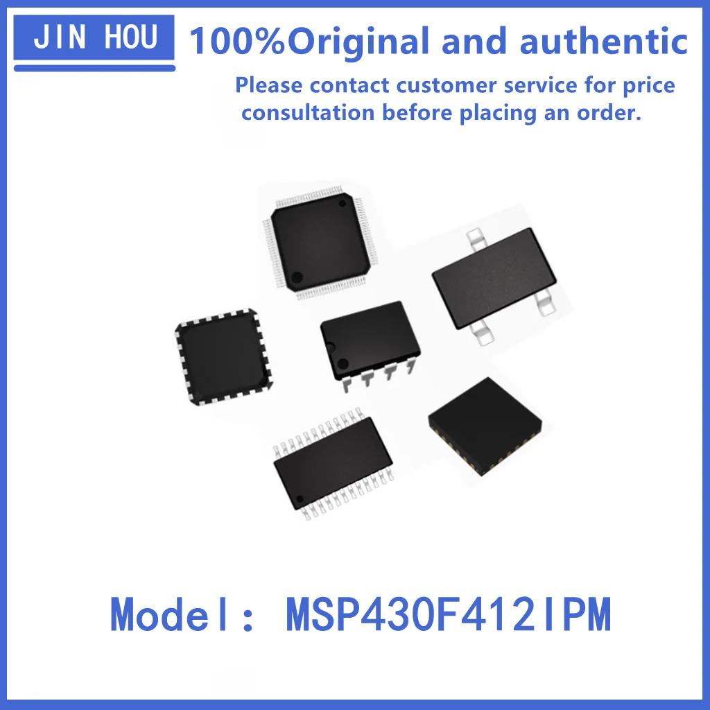

Оригинальный аутентичный микроконтроллер MSP430F412IPM посылка QFP64