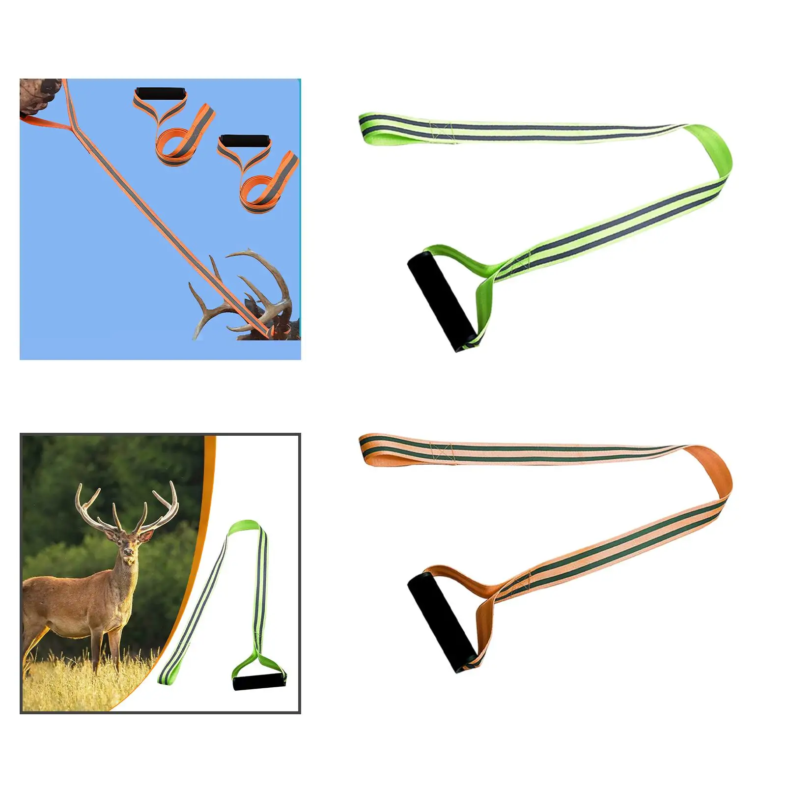 Ремень для перетаскивания оленя регулируемые аксессуары удобного захвата